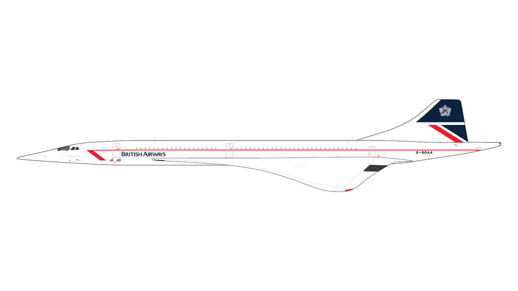 British Airways Concorde G-BOAA GeminiJets GJBAW2390 Scale 1:400