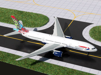 British Airways Boeing 777-200ER G-VIIK Animals And Trees GeminiJets GJBAW717 Scale 1:400