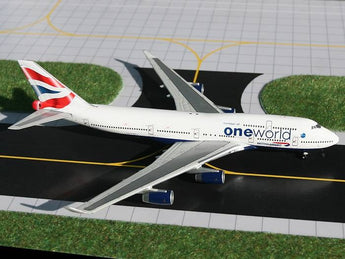 British Airways Boeing 747-400 G-CIVP One World GeminiJets GJBAW917 Scale 1:400