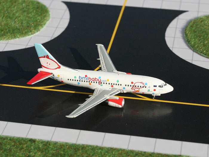 Bmibaby Boeing 737-500 G-BVKB GeminiJets GJBMI981 Scale 1:400