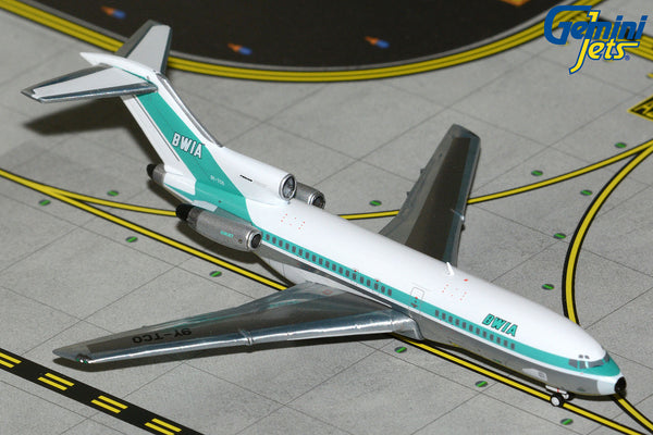 BWIA West Indies Airways Boeing 727-100 9Y-TCO GeminiJets GJBWA2376 Scale 1:400