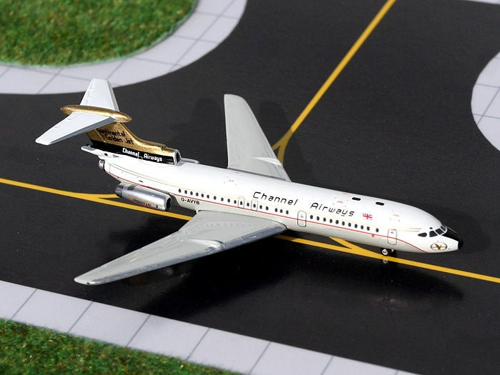 Channel Airways Hawker Siddeley Trident 1E G-AVYB GeminiJets GJCAW772 Scale 1:400