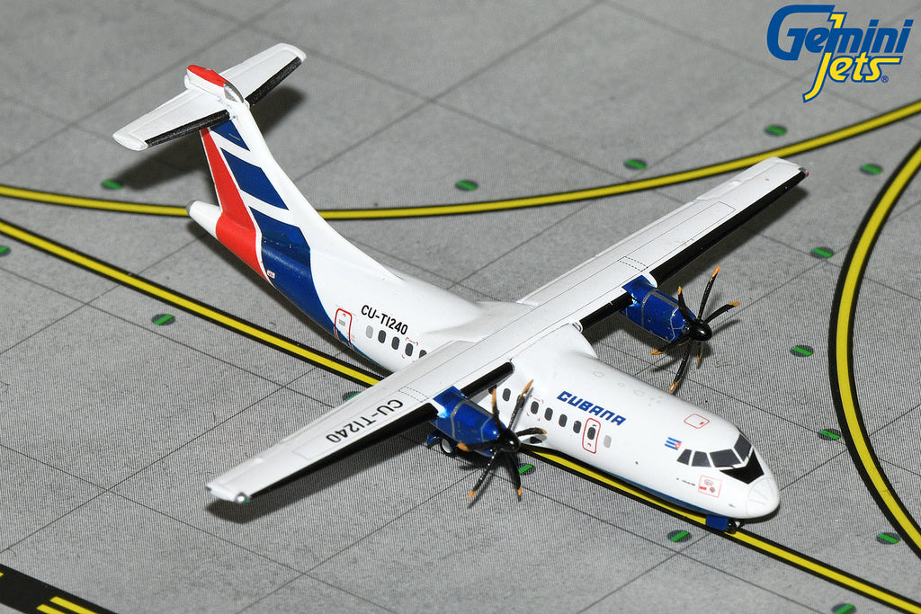 Cubana ATR 42-500 CU-TI240 GeminiJets GJCUB2221 Scale 1:400