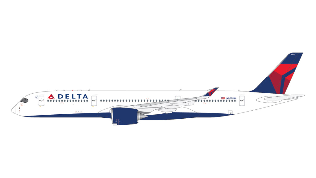 Delta Airbus A350-900 N503DN GeminiJets GJDAL2286 Scale 1:400