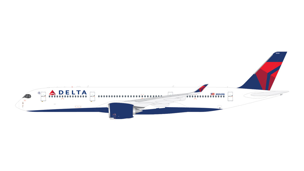 Delta Airbus A350-900 N504DN GeminiJets GJDAL2317 Scale 1:400
