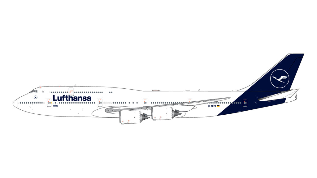 Lufthansa Boeing 747-8I D-ABYA GeminiJets GJDLH2209 Scale 1:400