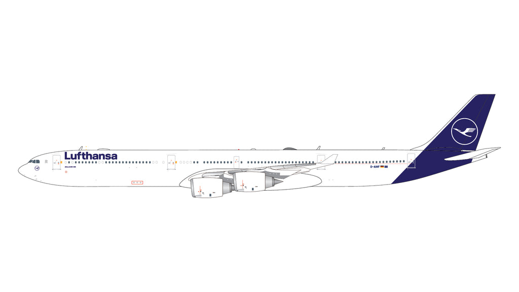 Lufthansa Airbus A340-600 D-AIHF GeminiJets GJDLH2398 Scale 1:400