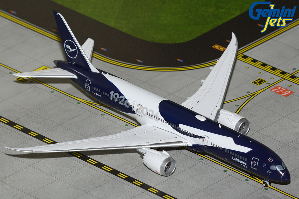 Lufthansa Boeing 787-9 D-ABPU 100th Anniversary GeminiJets GJDLH2399 Scale 1:400