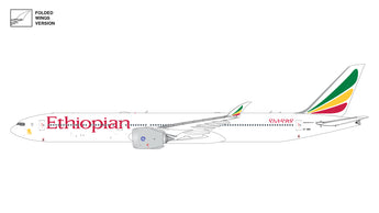 Ethiopian Airlines Boeing 777-9 Folded Wings ET-BBX GeminiJets GJETH2280 Scale 1:400