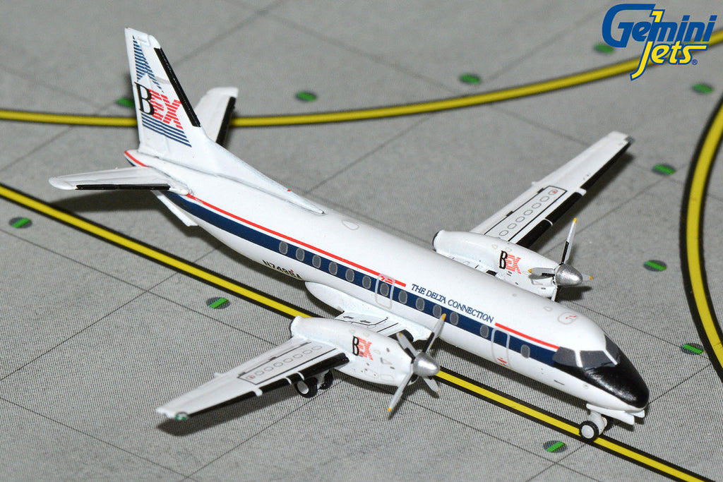 Business Express Airlines Saab 340A N749BA GeminiJets GJGAA2207 Scale 1:400
