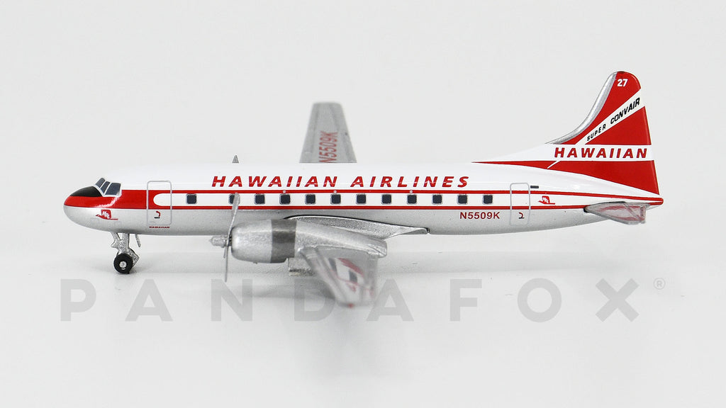 Hawaiian Airlines Convair CV-640 N5509K GeminiJets GJHAL947 Scale 1:400