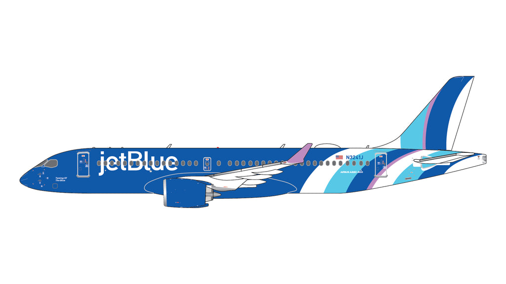 JetBlue Airbus A220-300 N3241J GeminiJets GJJBU2338 Scale 1:400