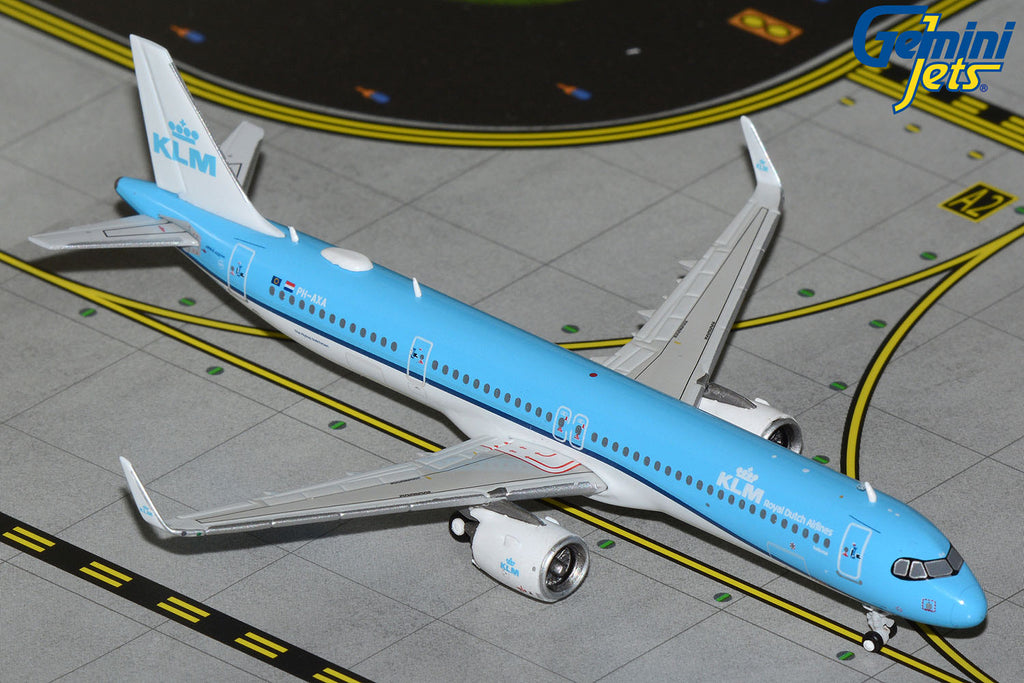 KLM Airbus A321neo PH-AXA GeminiJets GJKLM2291 Scale 1:400