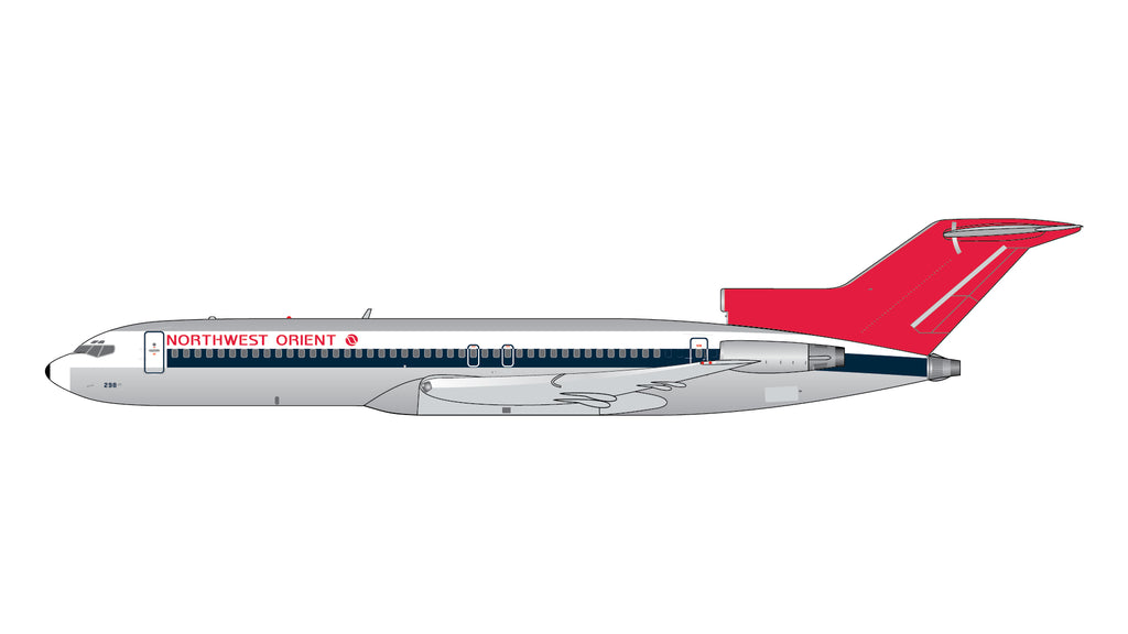 Northwest Orient Boeing 727-200 N298US GeminiJets GJNWA2354 Scale 1:400