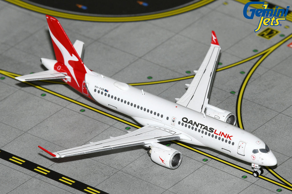 Qantas Link Airbus A220-300 VH-X4B GeminiJets GJQFA2284 Scale 1:400