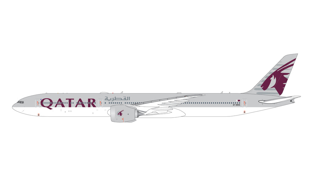 Qatar Airways Boeing 777-9 Folded Wings A7-BKA GeminiJets GJQTR2278 Scale 1:400