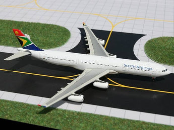 South African Airways Airbus A340-300 ZS-SXC GeminiJets GJSAA456 Scale 1:400
