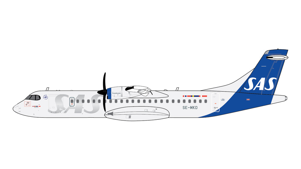 SAS Scandinavian Airlines ATR 72-600 SE-MKD GeminiJets GJSAS2368 Scale 1:400