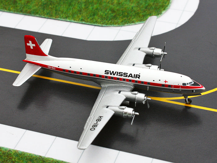 Swissair DC-6 HB-IBO GeminiJets GJSWR976 Scale 1:400