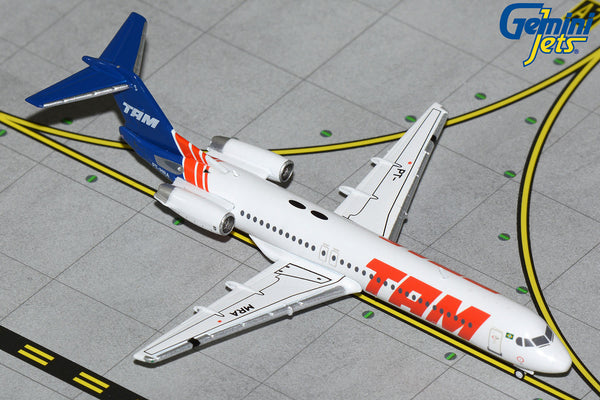 TAM Fokker 100 PT-MRA GeminiJets GJTAM2062 Scale 1:400 – PandaFox Toys