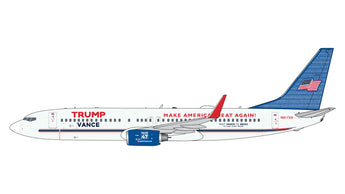 Trump-Vance Campaign Boeing 737-800 N917XA GeminiJets GJTRU2306 Scale 1:400