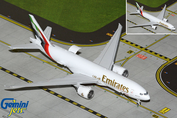 Emirates Sky Cargo Boeing 777F Interactive A6-EFV GeminiJets GJUAE2382 Scale 1:400