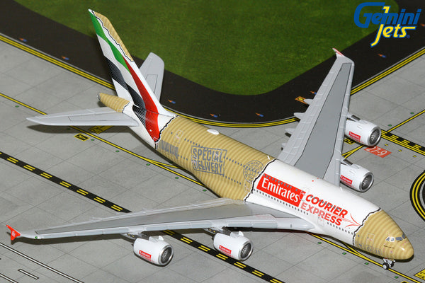 Emirates Airbus A380 A6-EET Courier Express GeminiJets GJUAE2384 Scale 1:400