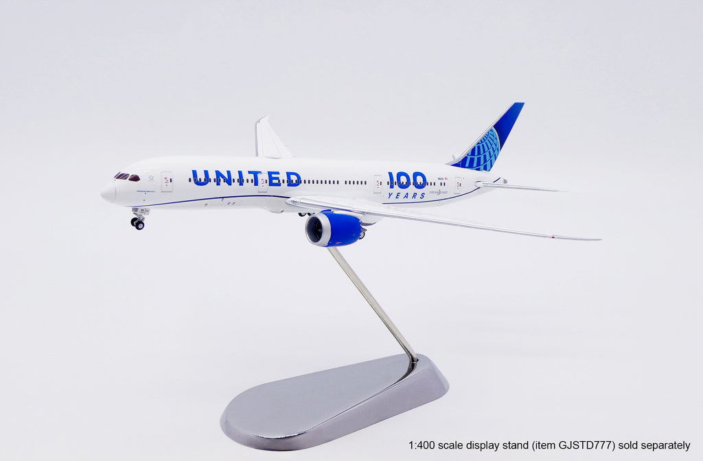 United Boeing 787-9 N61101 100 Years GeminiJets GJUAL2228 Scale 1:400