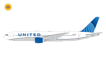 United Boeing 777-200ER Flaps Down N798UA GeminiJets GJUAL2230F Scale 1:400