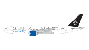 United Boeing 777-200ER N77022 Star Alliance GeminiJets GJUAL2314 Scale 1:400