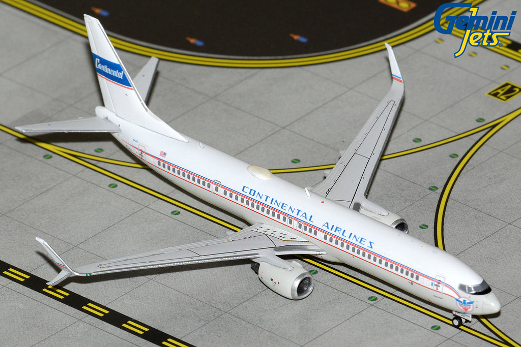 United Boeing 737-900ER N75435 Continental Retro GeminiJets GJUAL2343 Scale 1:400