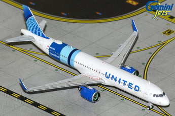 United Airbus A321neo N94750 Coastliner GeminiJets GJUAL2423 Scale 1:400