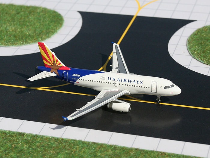 US Airways Airbus A319 N826AW Arizona GeminiJets GJUSA799 Scale 1:400