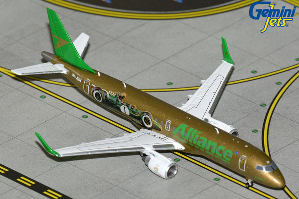 Alliance Airlines Embraer E-190 VH-A2N Sir Jack Brabham Formula 1 GeminiJets GJUTY2405 Scale 1:400
