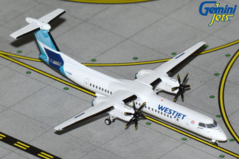 WestJet Bombardier Dash 8 Q400 C-FOEN GeminiJets GJWJA2272 Scale 1:400