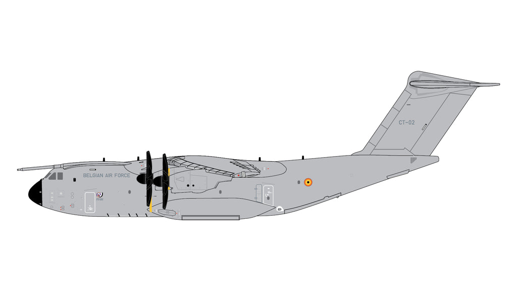 Belgian Air Force Airbus A400M Atlas CT-02 GeminiJets GMBAF156 Scale 1:400