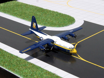 United States Navy Lockheed C-130F 15-1891 Blue Angels GeminiJets GMBLU004 Scale 1:400