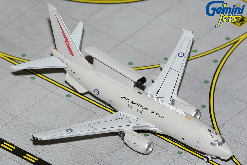 Royal Australian Air Force Boeing 737 AEW&C E-7 Wedgetail A30-001 GeminiJets GMRAA127 Scale 1:400