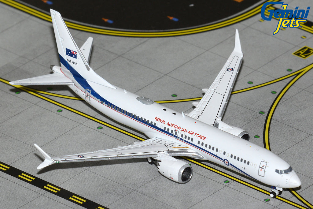 Royal Australian Air Force Boeing 737 MAX 8 BBJ A62-002 GeminiJets GMRAA145 Scale 1:400