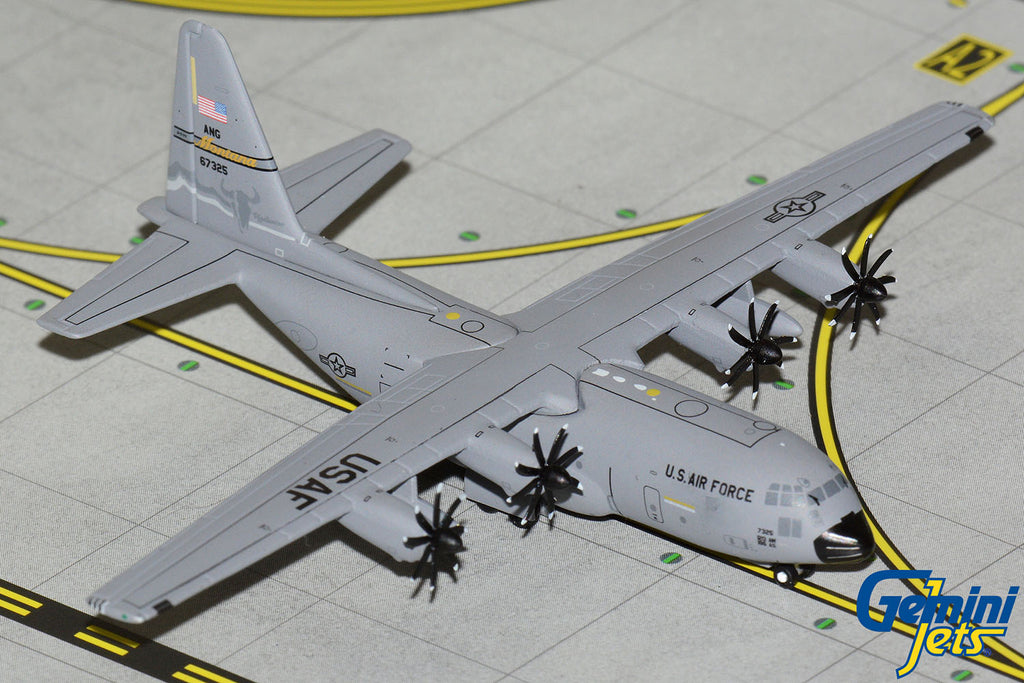 USAF Lockheed C-130H 96-7325 Montana ANG GeminiJets GMUSA151 Scale 1:400
