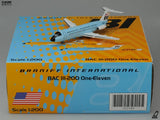 Braniff BAC-111-200 N1545 Sky Blue Jellybean JC Wings JC2189 JC2BNF189 Scale 1:200