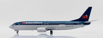 British Midland International Boeing 737-400 G-OBME JC Wings JC2BMA0260 XX20260 Scale 1:200