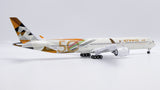 Etihad Airways Airbus A350-1000 Flaps Down A6-XWB 50 Years JC Wings JC2ETD0339A XX20339A Scale 1:200