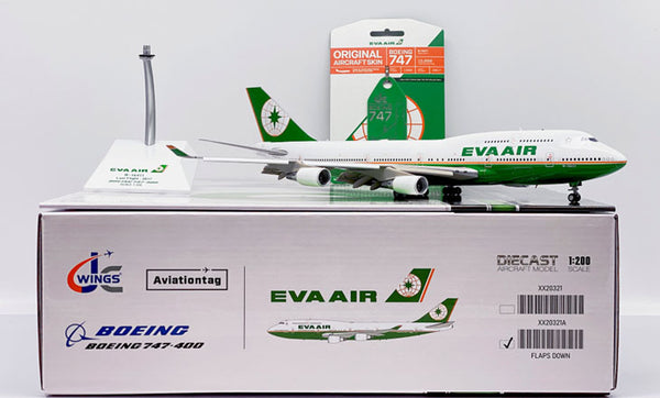 EVA Air Boeing 747-400 B-16411 With Aviationtag JC Wings