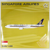 Singapore Airlines Boeing 777-200ER 9V-SVL JC Wings JC2SIA100 JC2100 Scale 1:200