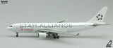 Austrian Airlines Airbus A330-200 OE-LAO Star Alliance JC Wings JC4231 Scale 1:400