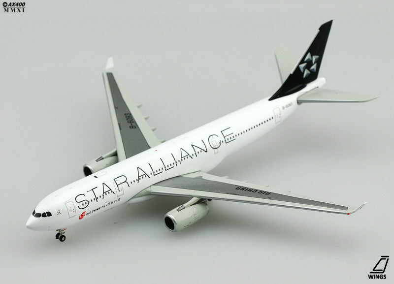 Air China Airbus A330-200 B-6093 Star Alliance JC Wings JC4235 Scale 1:400
