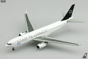 British Midland International Airbus A330-200 G-WWBD Star Alliance JC Wings JC4237 Scale 1:400