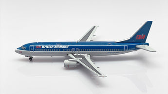 British Midland International Boeing 737-400 G-OBME JC Wings JC4BMA0059 XX40059 Scale 1:400