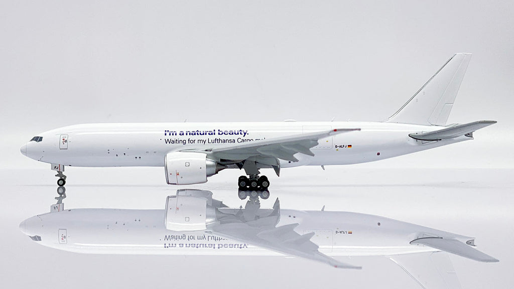 Lufthansa Cargo Boeing 777F Flaps Down D-ALFJ I'm A Natural Beauty JC Wings JC4DLH0031A XX40031A Scale 1:400